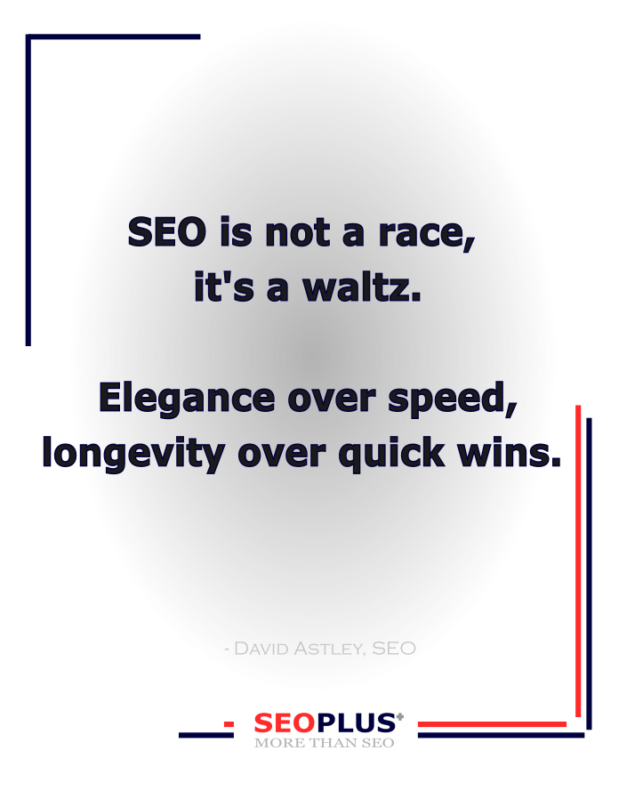 seo is not a race quote